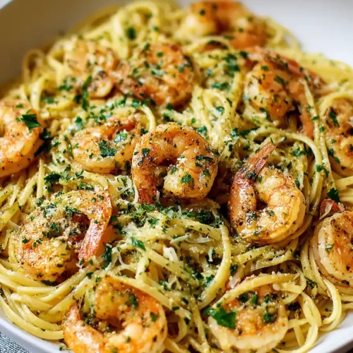 Garlic Butter Shrimp Pasta
