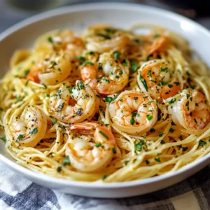 Garlic Butter Shrimp Pasta
