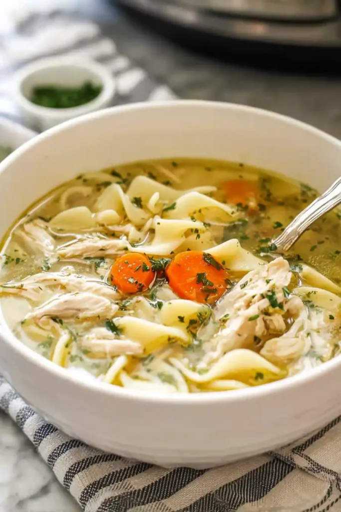 Instant Pot Chicken Noodle Soup