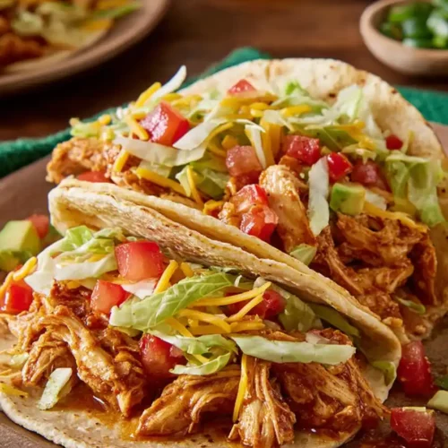 Slow Cooker Chicken Tacos