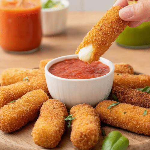 Air Fryer Mozzarella Sticks