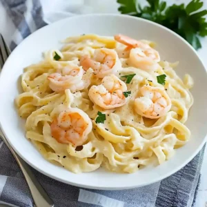 Instant Pot Shrimp Alfredo
