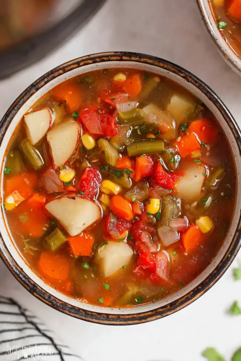 Instant Pot Vegetable Soup
