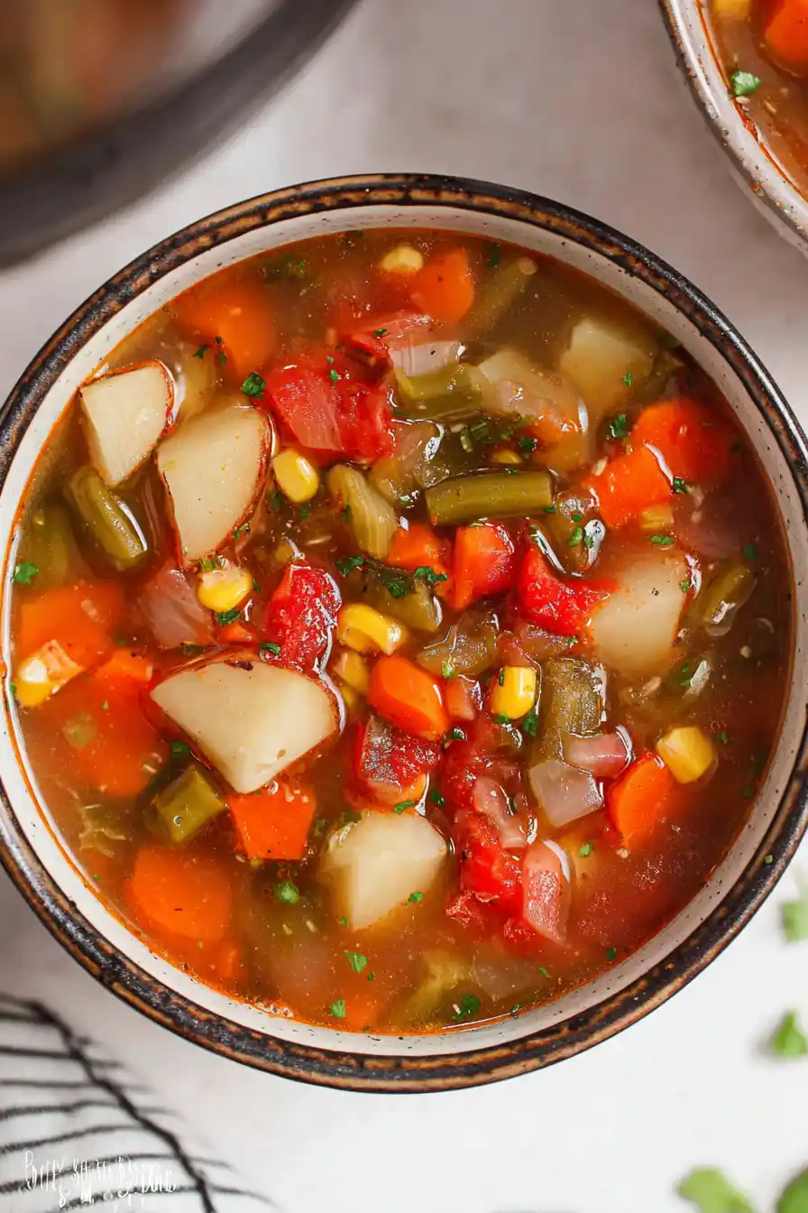 Instant Pot Vegetable Soup