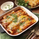 Pressure Cooker Chicken Enchiladas