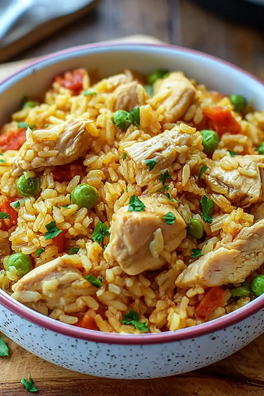 Slow Cooker Chicken and Rice