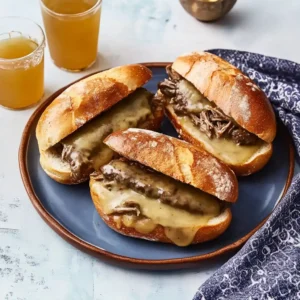 Slow Cooker French Dip Sandwiches