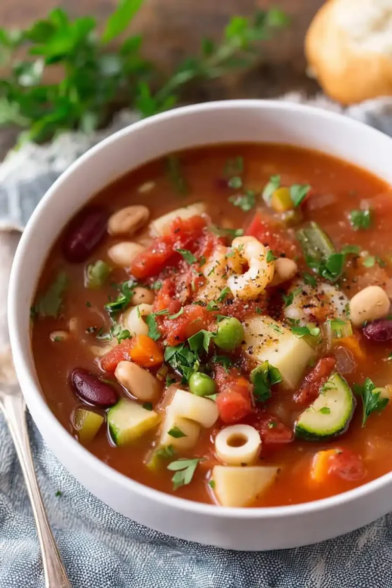 Slow Cooker Minestrone Soup