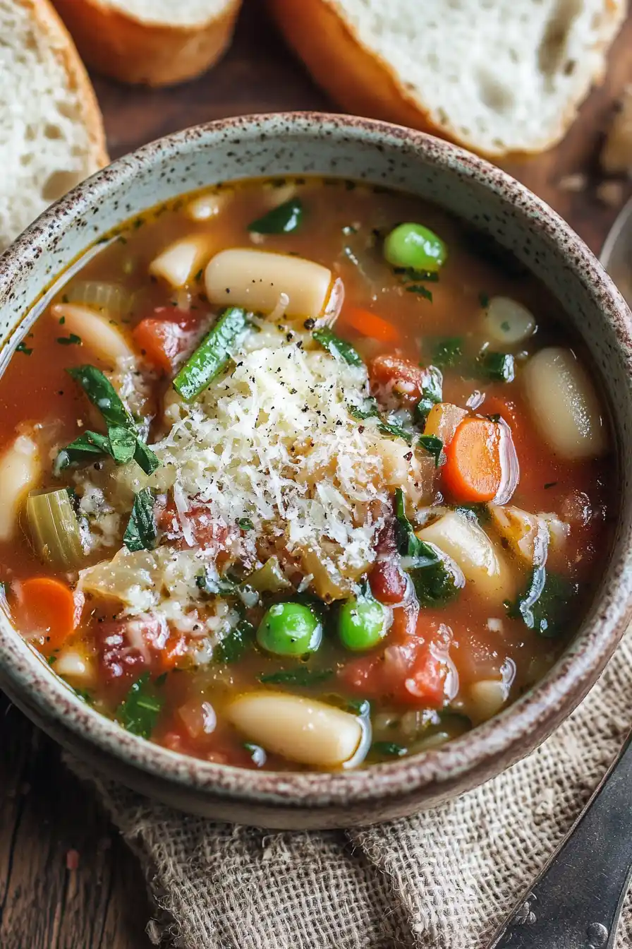 Slow Cooker Minestrone Soup