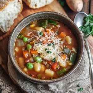 Slow Cooker Minestrone Soup