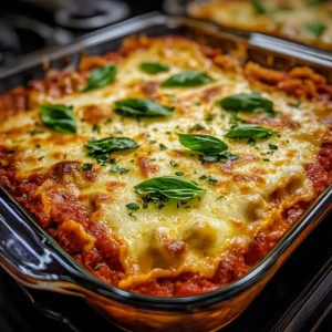 Slow Cooker Ravioli Lasagna