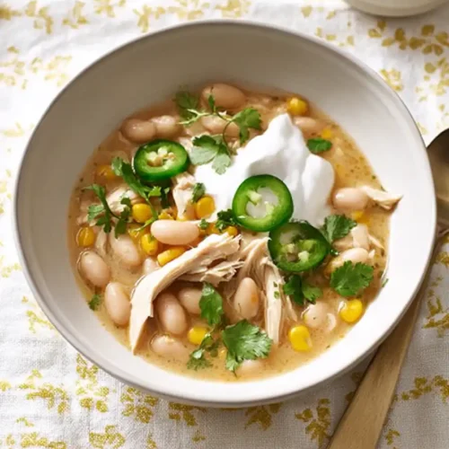 Slow Cooker White Chicken Chili
