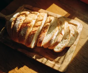 Thick bread cut into strips for air fryer French toast sticks
