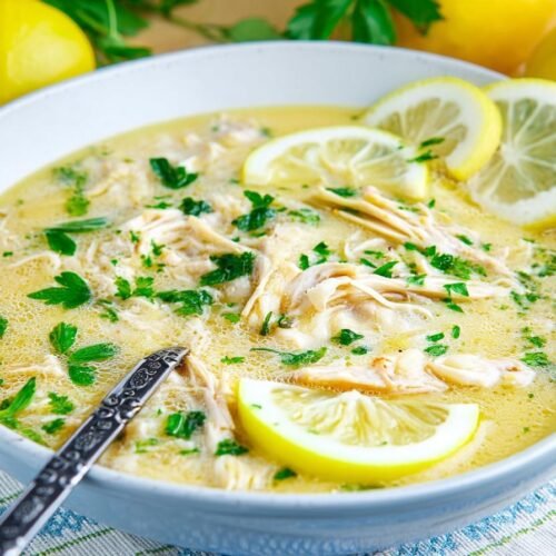 Avgolemono — Greek Lemon Chicken Soup