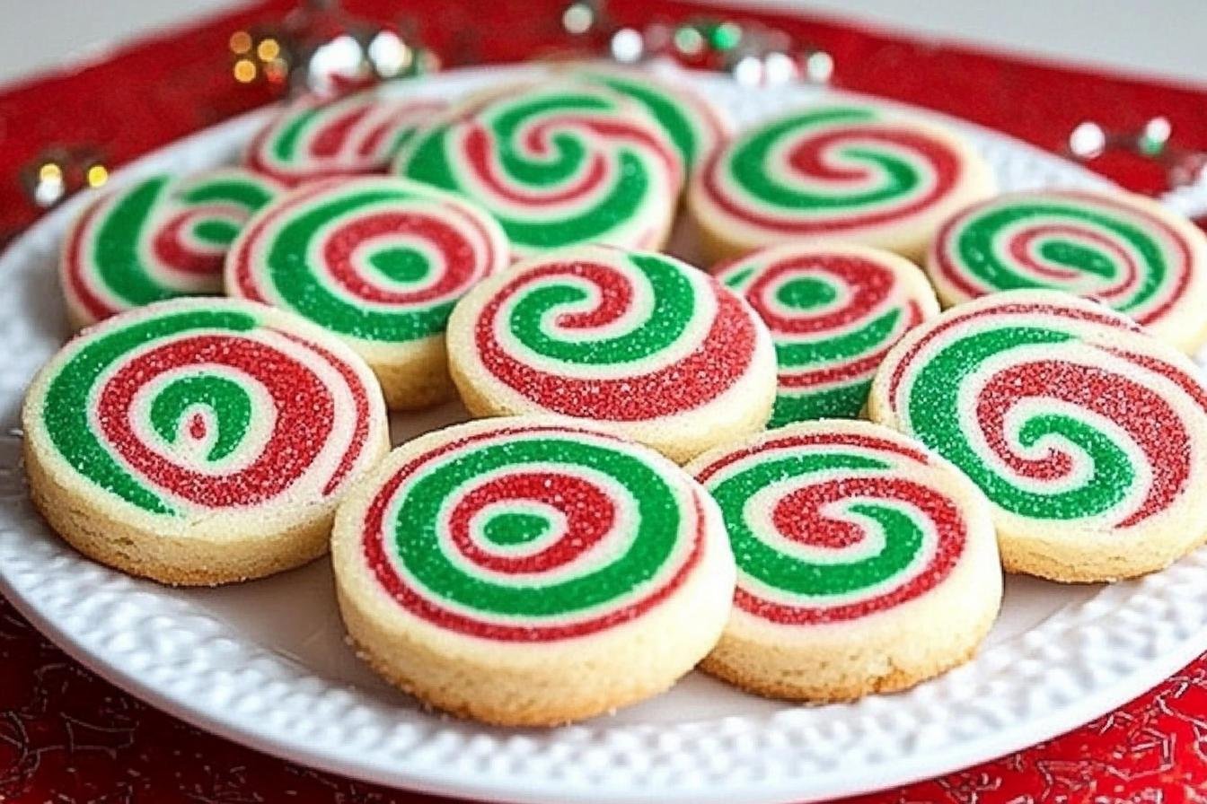 Christmas Pinwheel Cookies