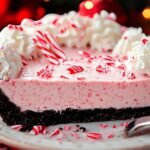 No Bake Christmas Peppermint Pie