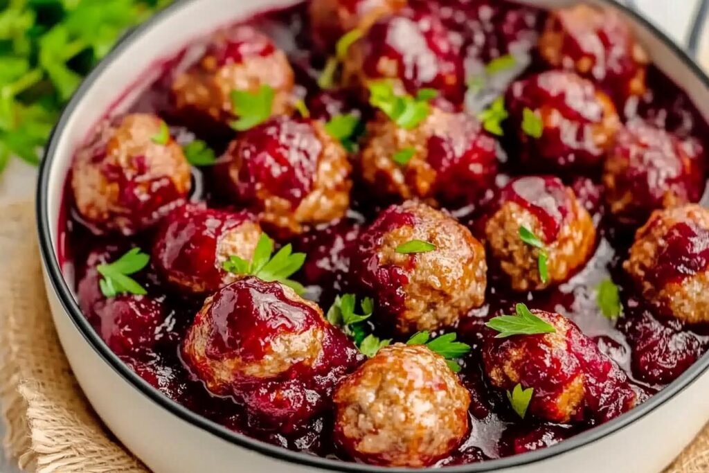 Cranberry Meatballs