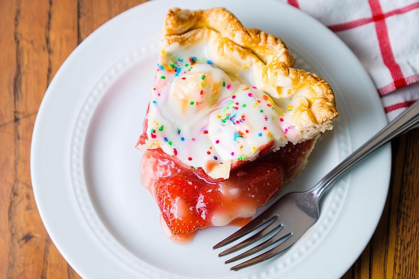 Strawberry Pop Tart Slab Pie Recipe