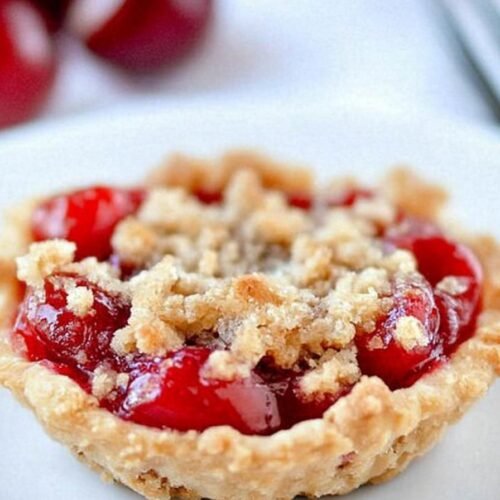 Cherry Crumb Pie Minis