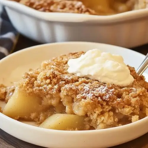 Spiced Pear Cobbler