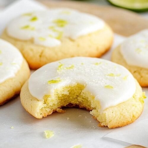 Soft Lime Sugar Cookies