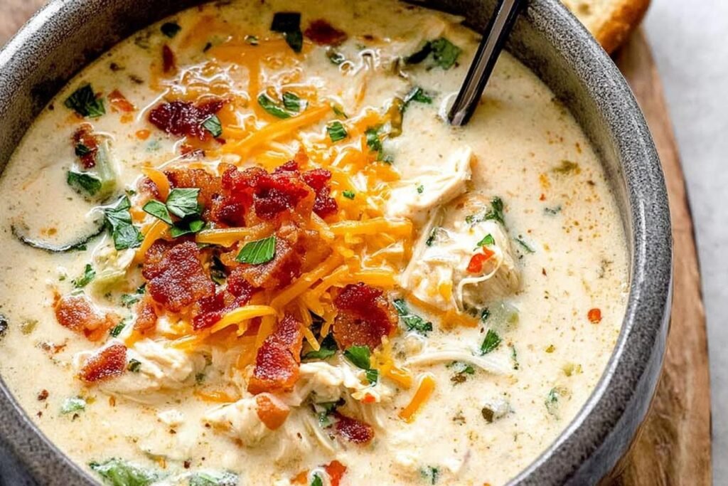 Slow Cooker Crack Chicken Soup