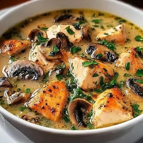 Rotisserie Chicken Mushroom Soup