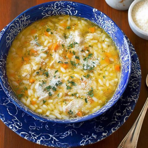 Italian Chicken Pastina Soup (aka Italian Nonna's Penicillin Soup)