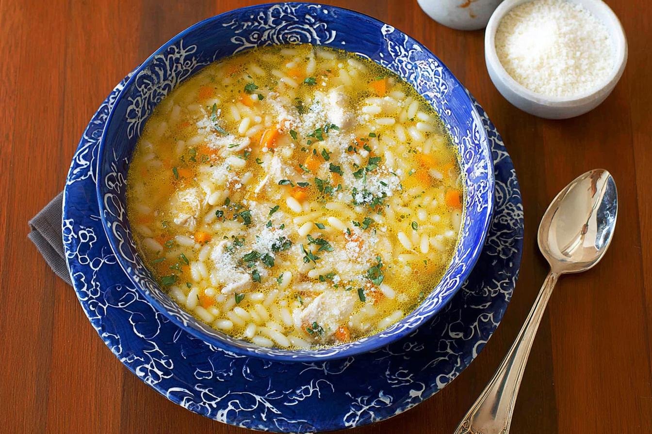 Italian Chicken Pastina Soup (aka Italian Nonna's Penicillin Soup)