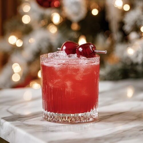 Cherry Christmas Mocktail