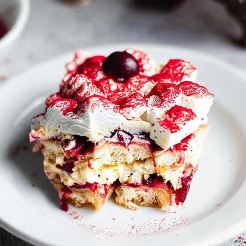 Cherry Almond Tiramisu
