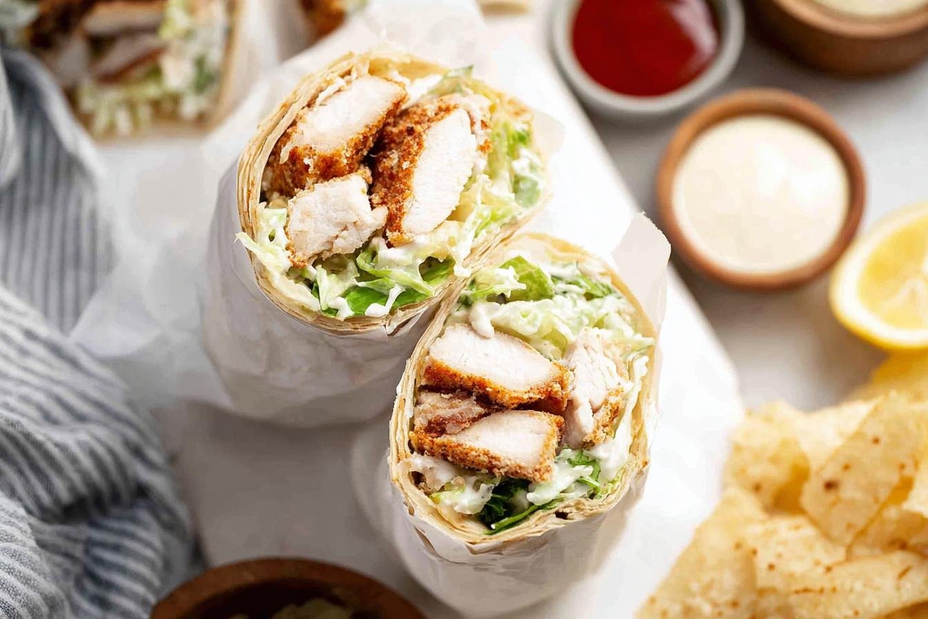 Chicken Caesar Wrap Recipe