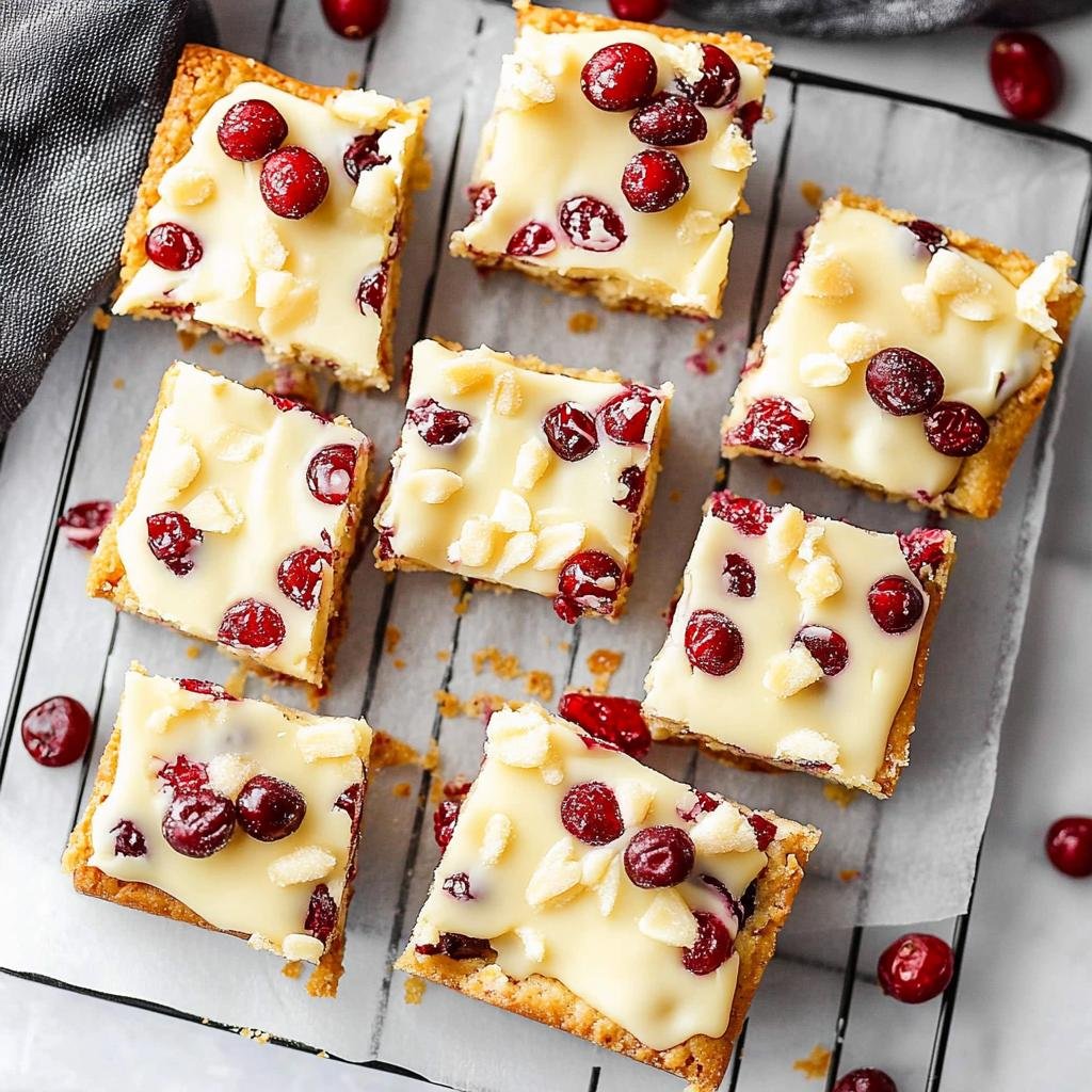Cranberry Bliss Bars