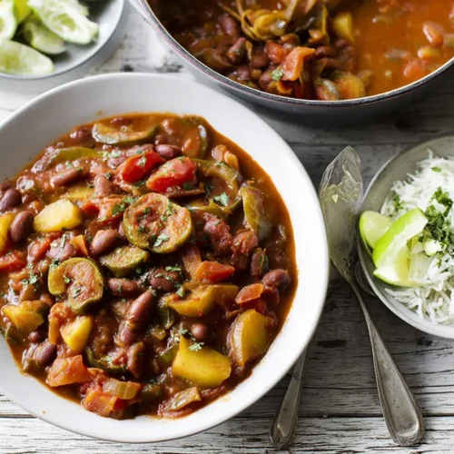 Easy Mexican bean stew