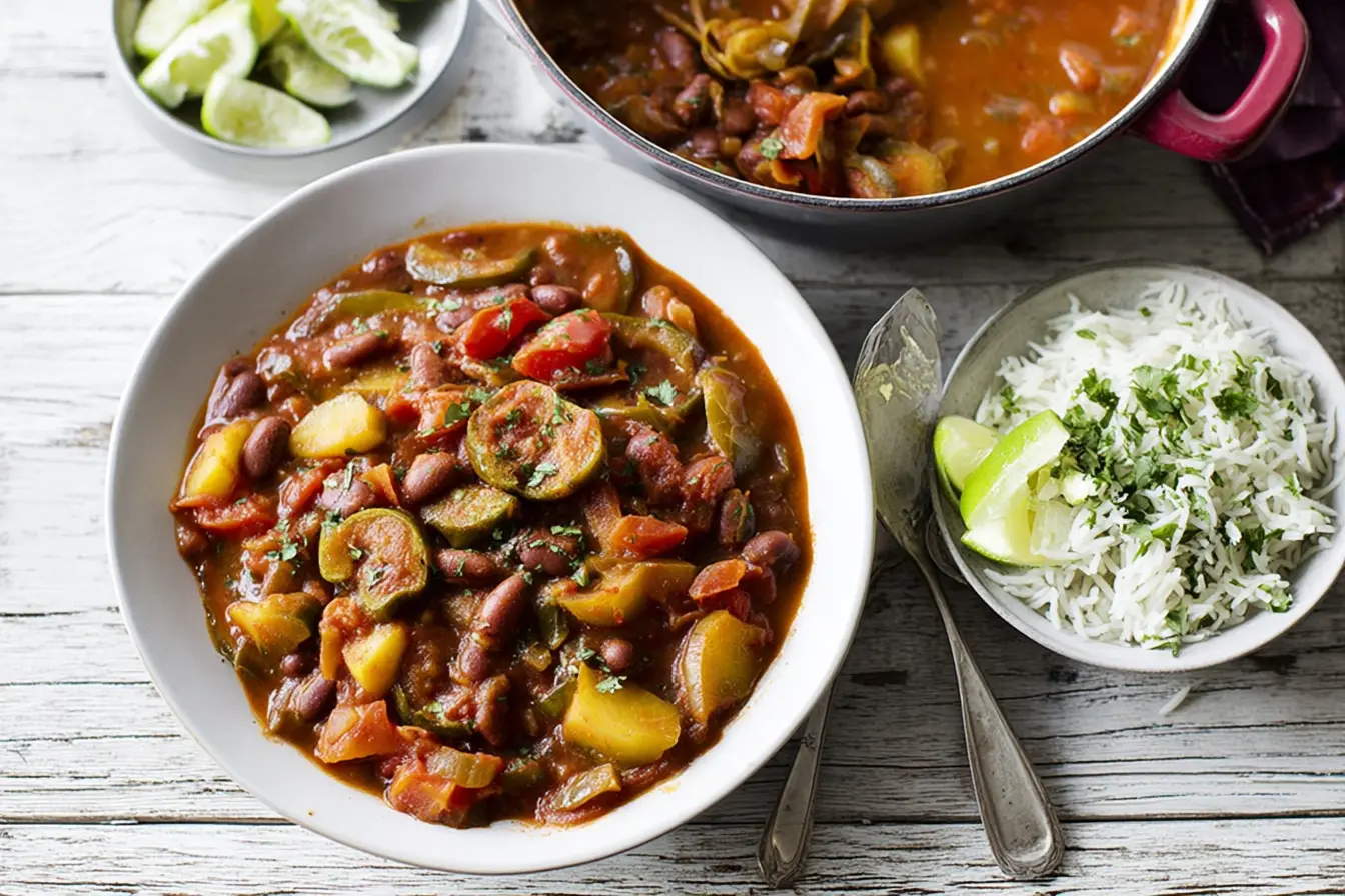Easy Mexican bean stew