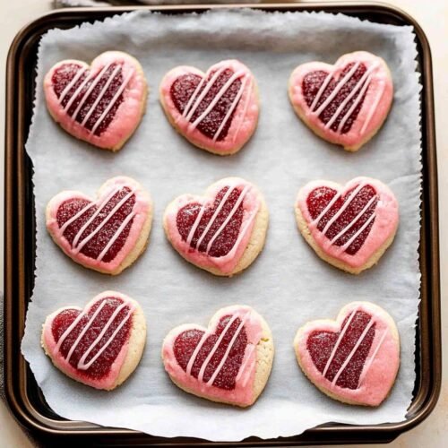 Raspberry Sugar Cookies