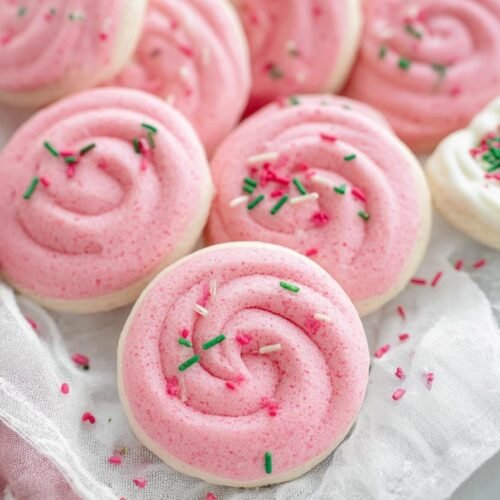 Valentines Day Pink Velvet Cookies