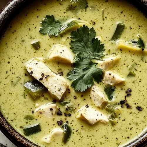 Cozy Roasted Poblano Soup