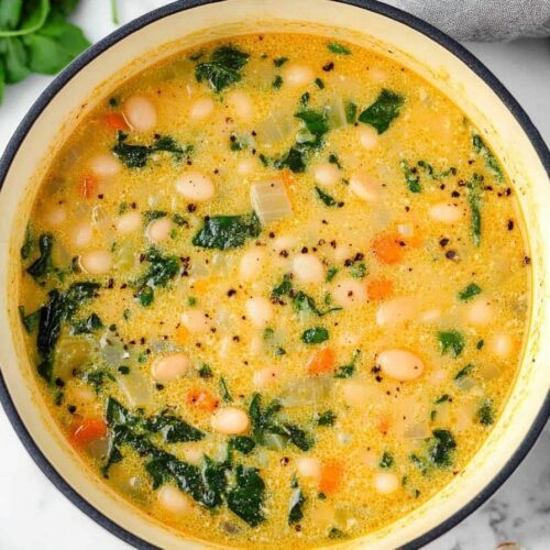 Healthy Tuscan White Bean Soup