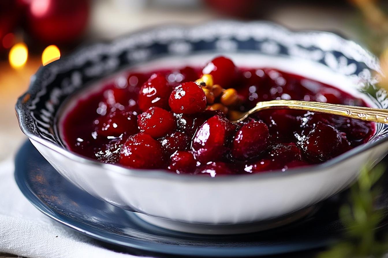 Cranberry sauce