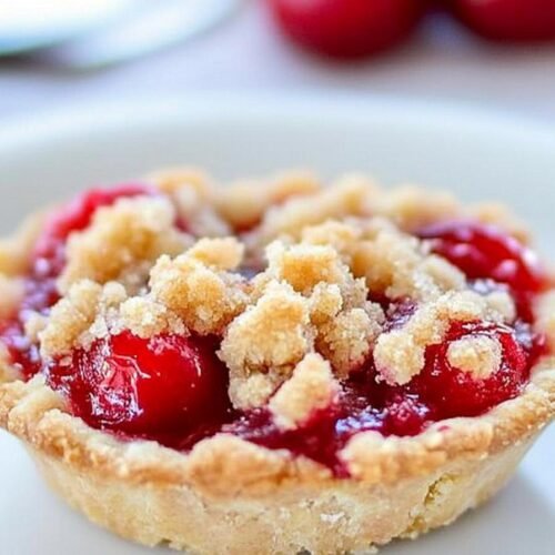Cherry Crumb Pie Minis