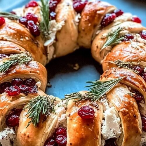 Turkey Cranberry Wreath Recipe