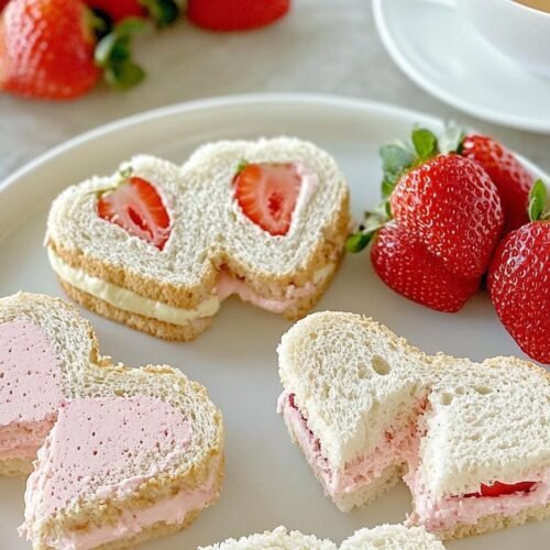 Strawberry Tea Sandwiches