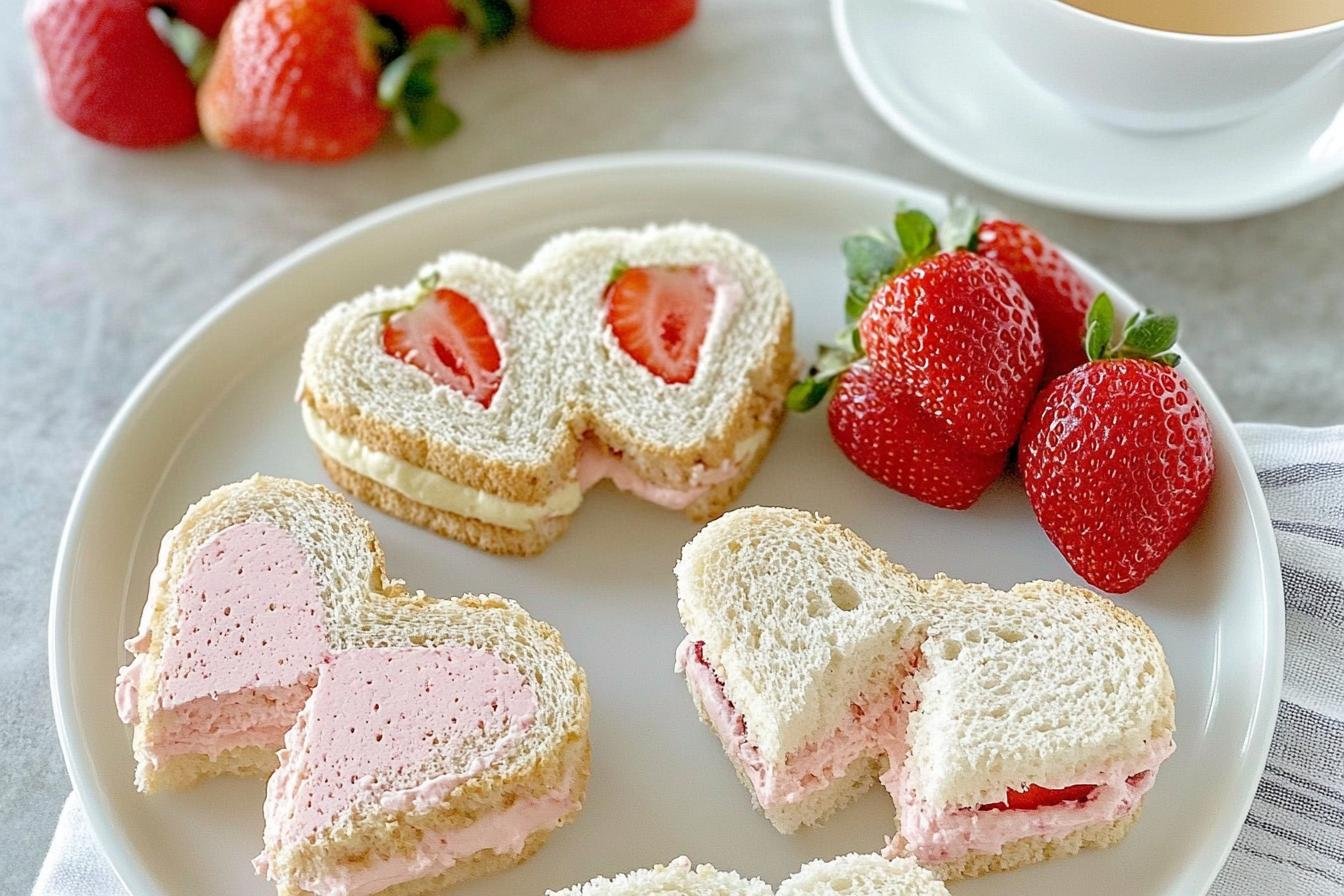 Strawberry Tea Sandwiches