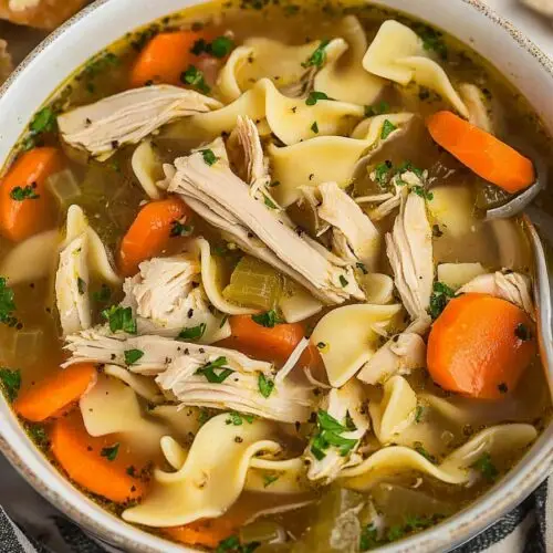 Rotisserie Chicken Noodle Soup