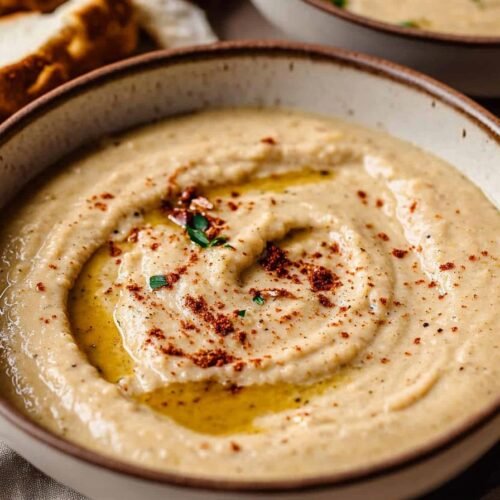 Creamy Vegan Cauliflower Soup