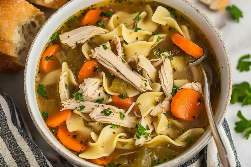 Rotisserie Chicken Noodle Soup