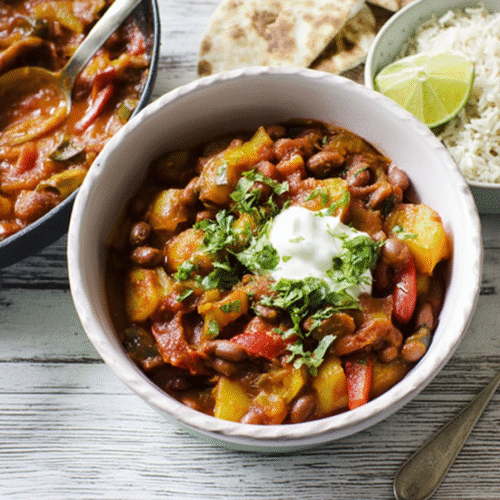 Easy Mexican bean stew