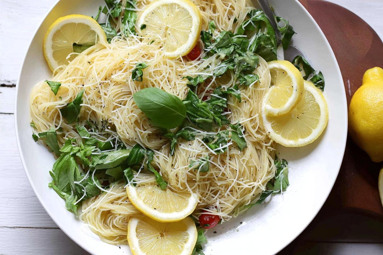 Lemon Capellini Salad