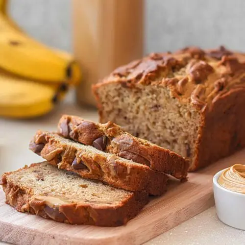 Peanut Butter Banana Bread